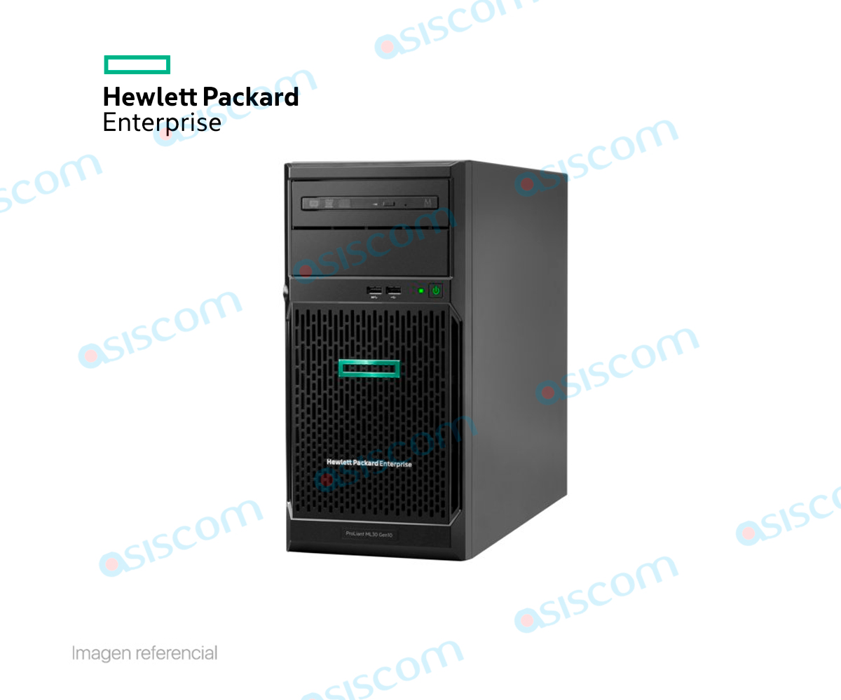 Servidor HPE ProLiant ML30 Gen 10 Plus Xeon E-2314 16GB RAM Disco Duro 1TB 350W 4U